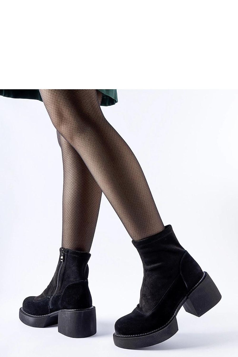  Botine cu toc model 206495 Solea 