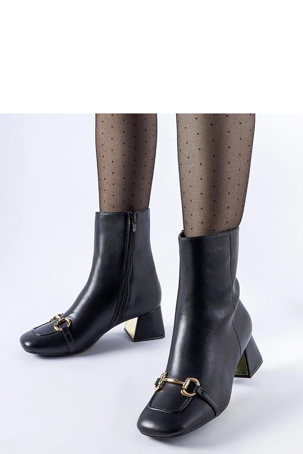  Botine cu toc model 206502 Solea 