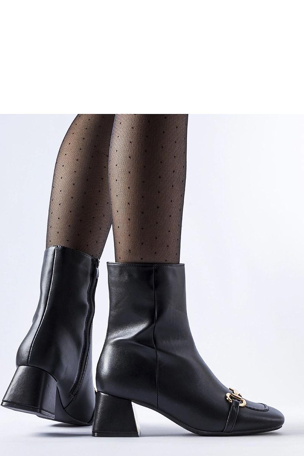  Botine cu toc model 206502 Solea 