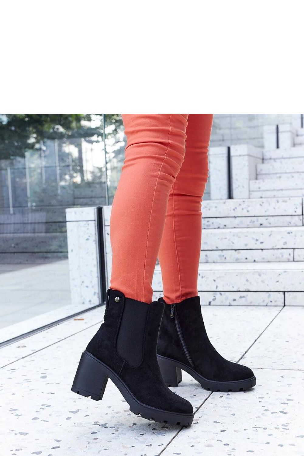  Botine cu toc model 206546 Solea 