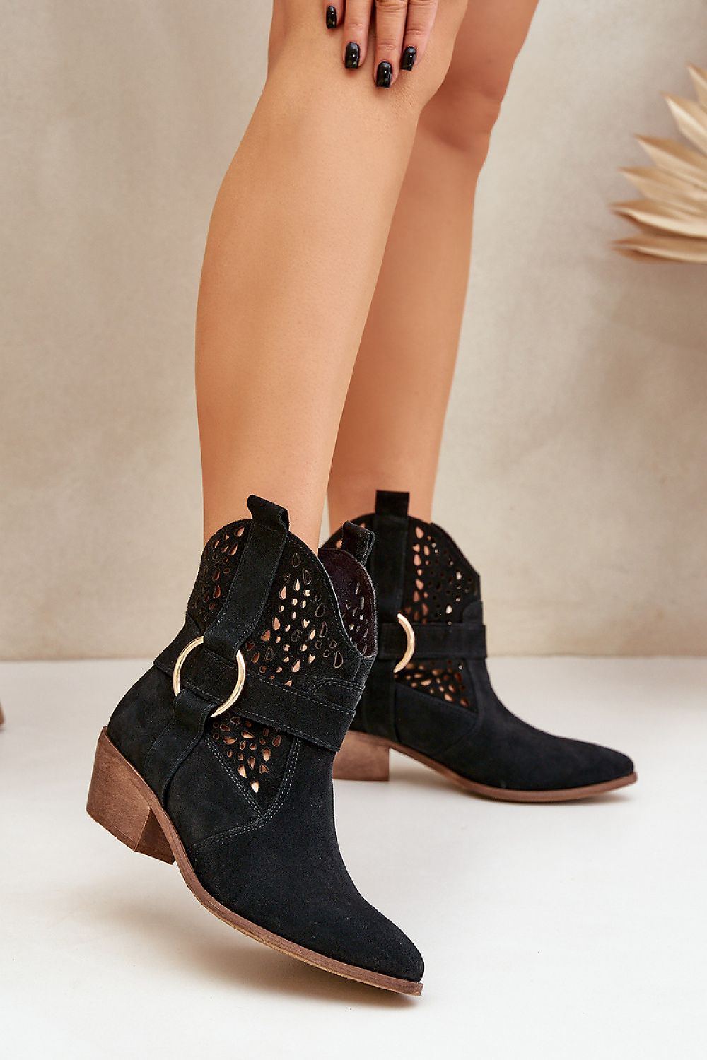 Botine cu toc model 206789 Step in style 