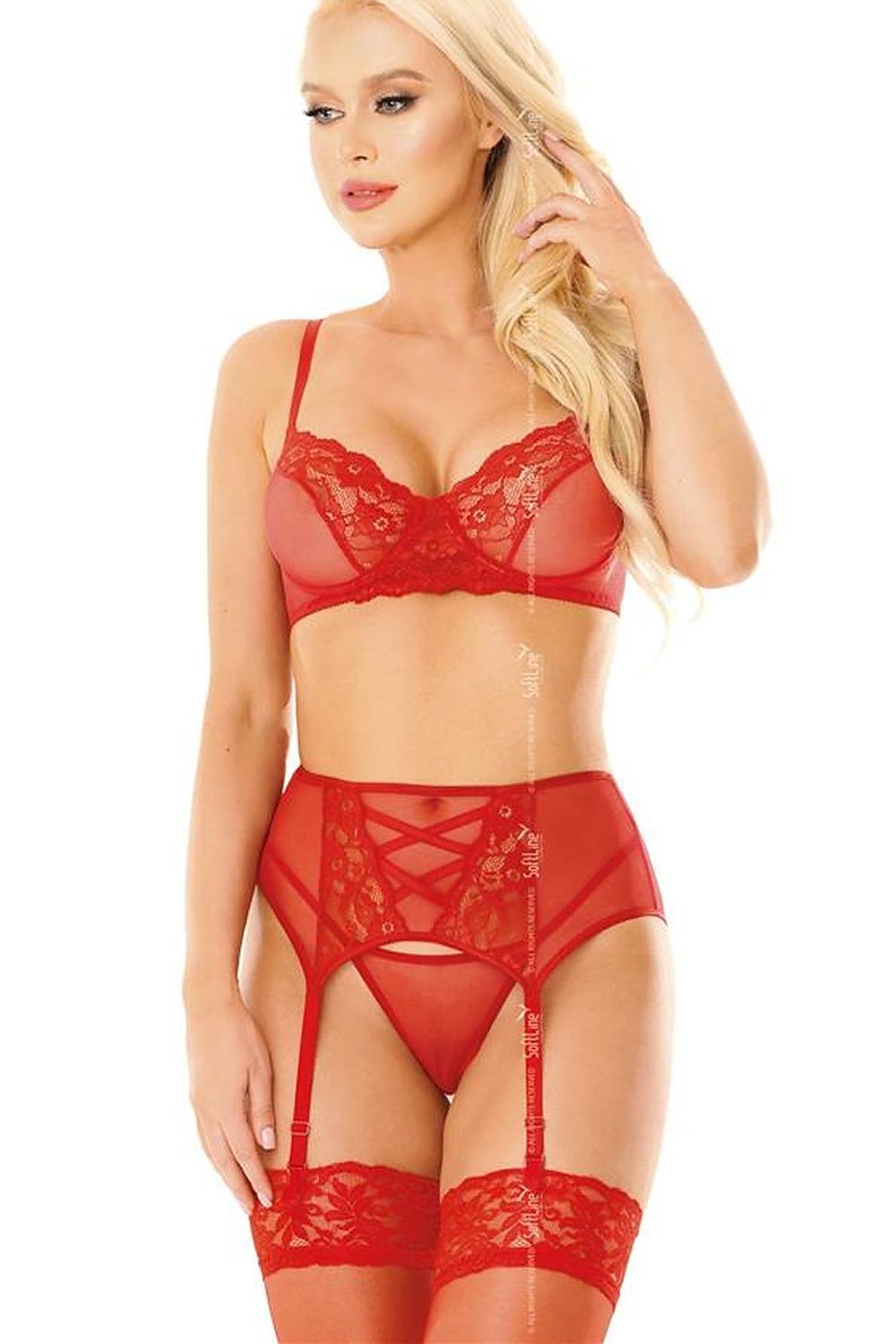  Lenjerie sexy completă model 206871 SoftLine Collection 