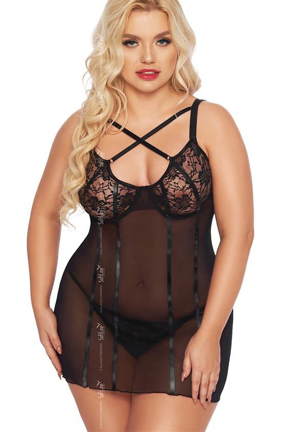  Lenjerie sexy completă model 206917 SoftLine Collection 