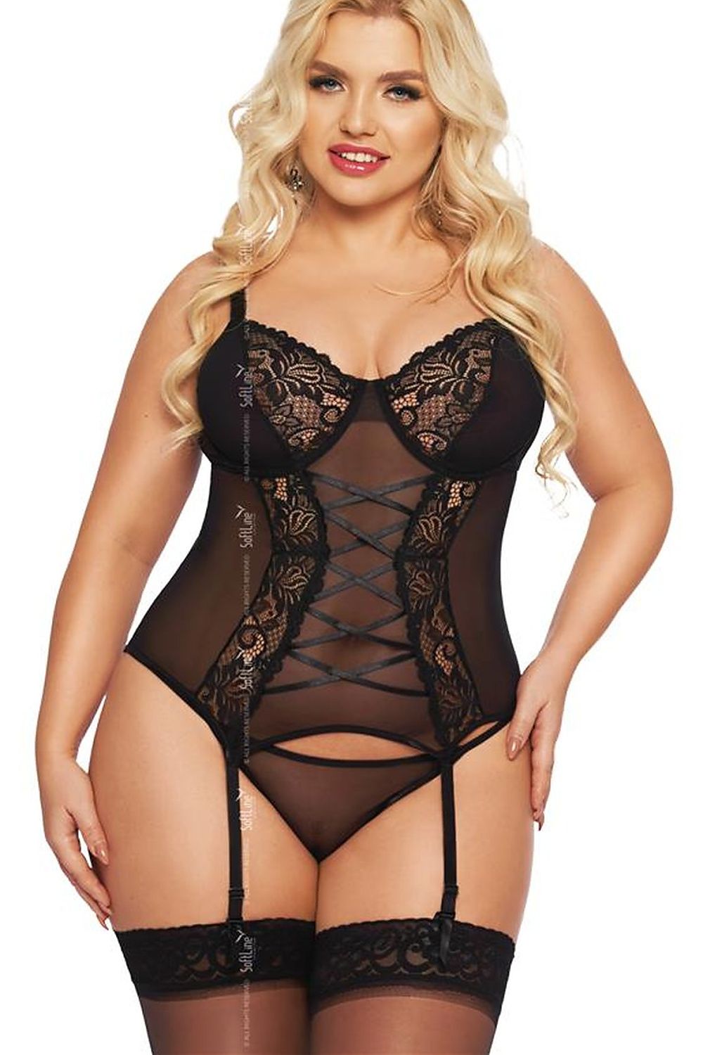  Lenjerie sexy completă model 206920 SoftLine Collection 