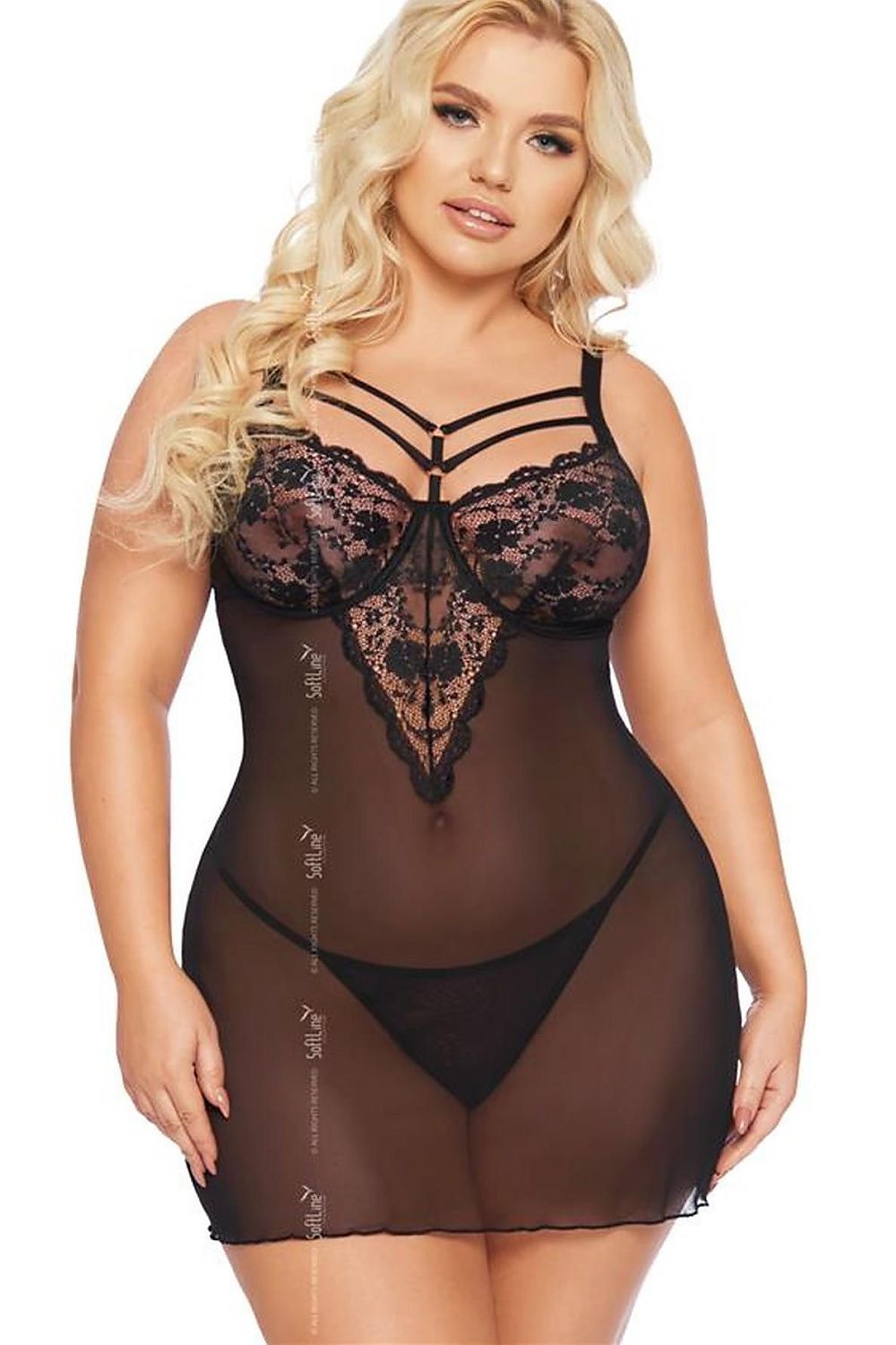  Lenjerie sexy completă model 206928 SoftLine Collection 
