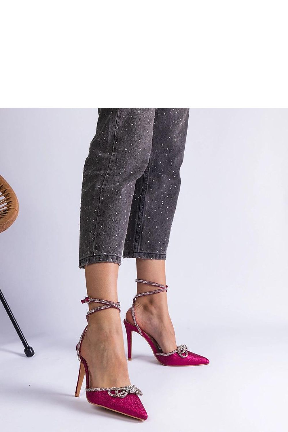  Pantofi cu toc subţire (stiletto) model 207110 Solea 