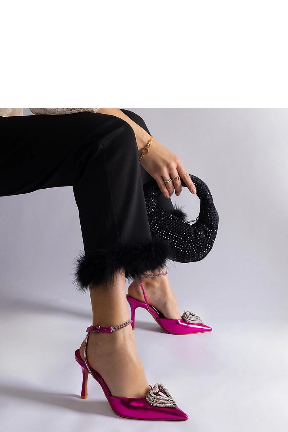  Pantofi cu toc subţire (stiletto) model 207199 Solea 