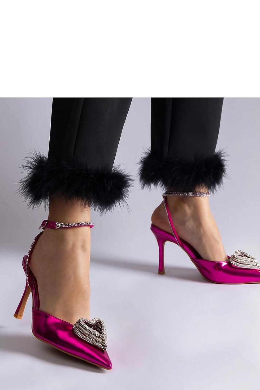  Pantofi cu toc subţire (stiletto) model 207199 Solea 
