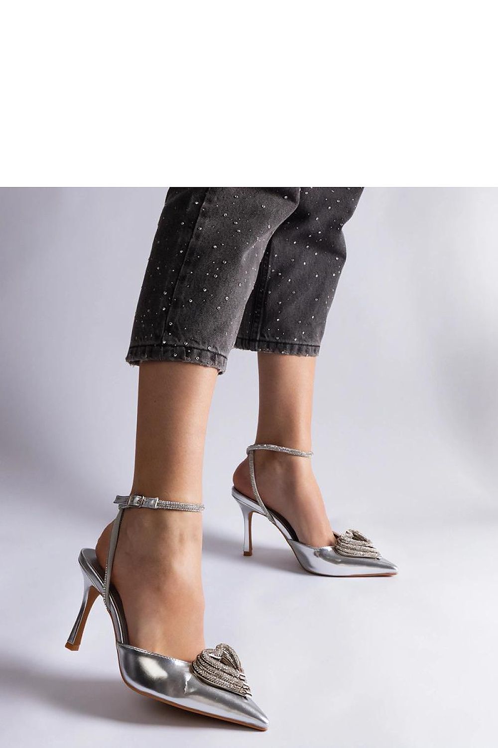  Pantofi cu toc subţire (stiletto) model 207201 Solea 