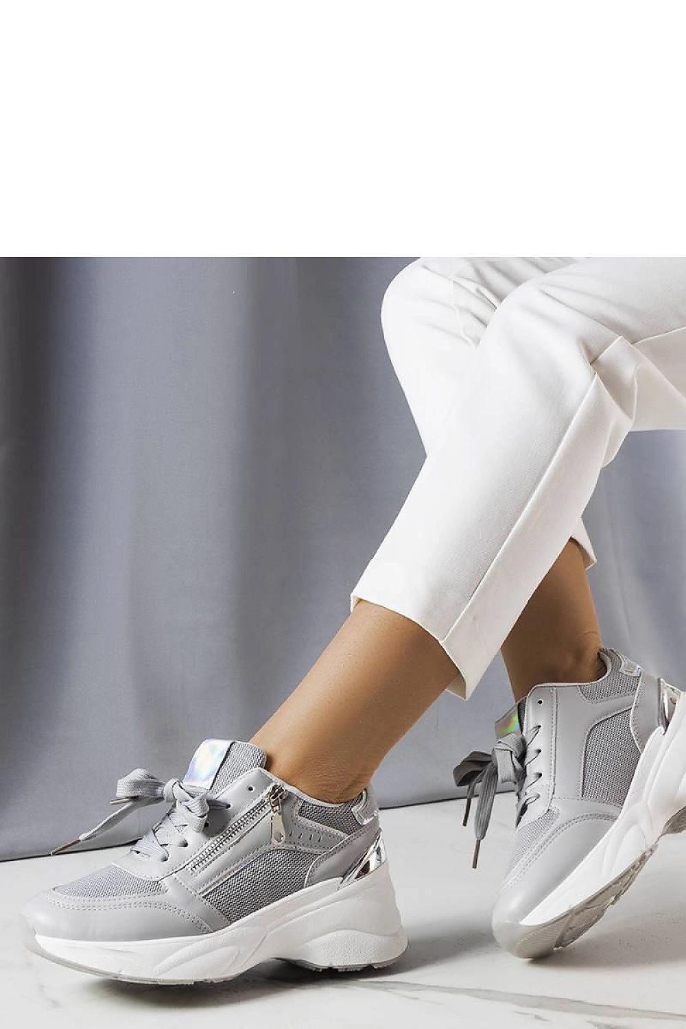  Adidași cu toc de tip platformă model 207203 Solea 