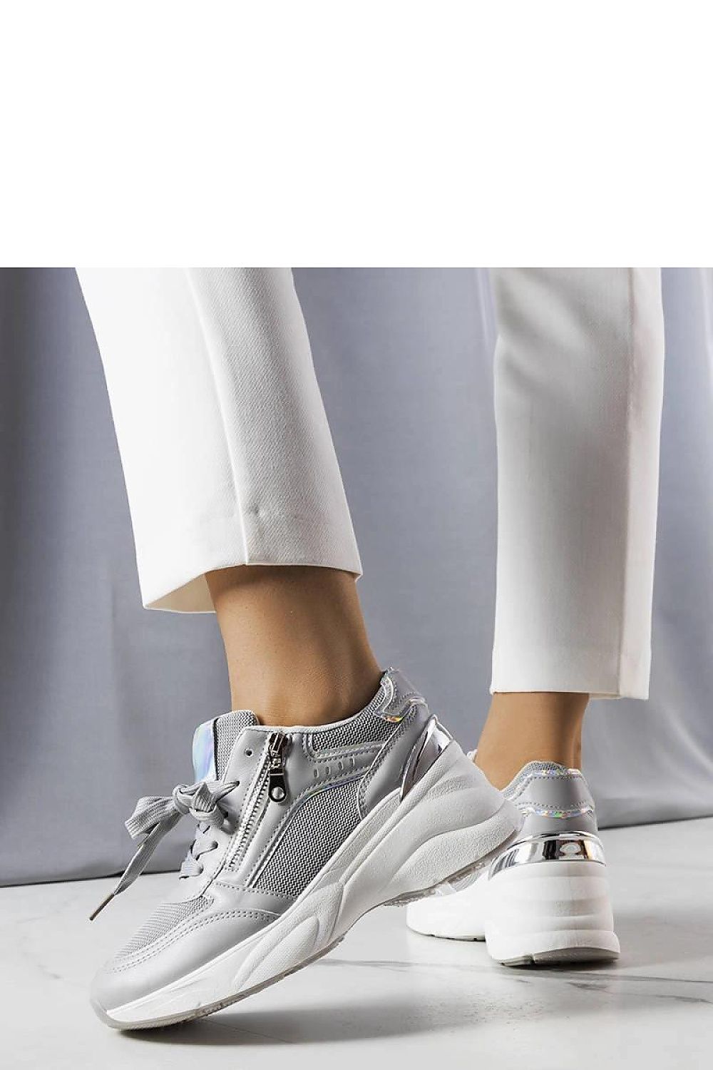  Adidași cu toc de tip platformă model 207203 Solea 