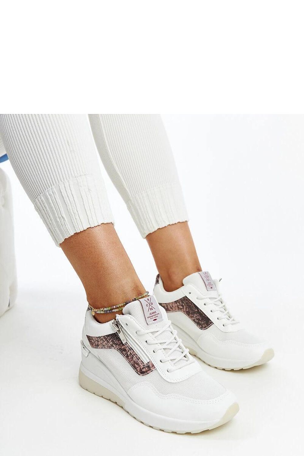  Adidași cu toc de tip platformă model 207349 Solea 