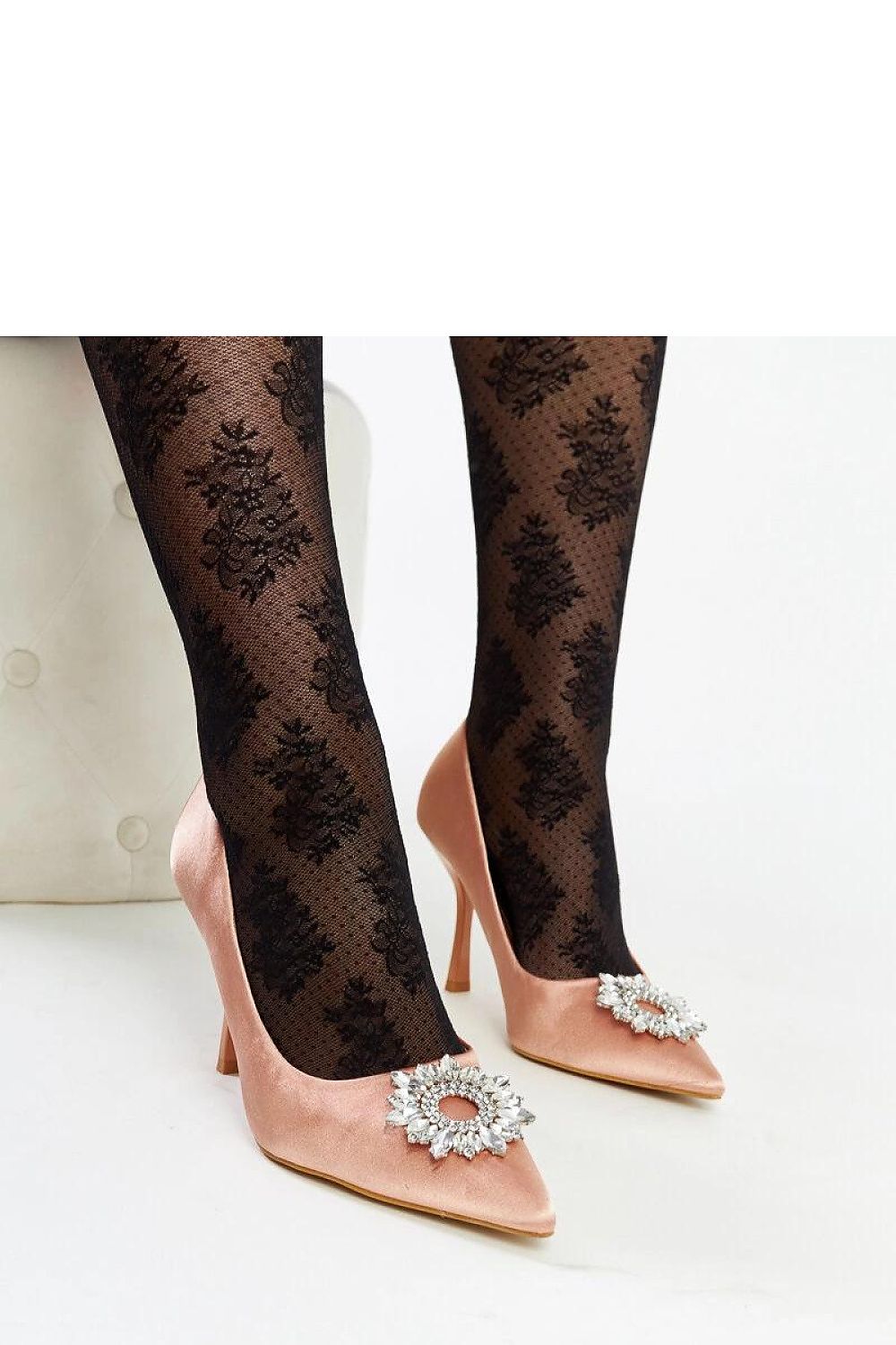  Pantofi cu toc subţire (stiletto) model 207511 Solea 