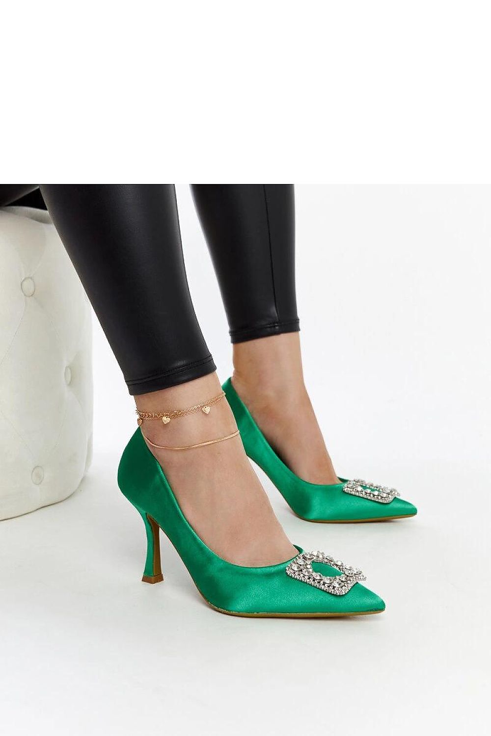  Pantofi cu toc subţire (stiletto) model 207512 Solea 