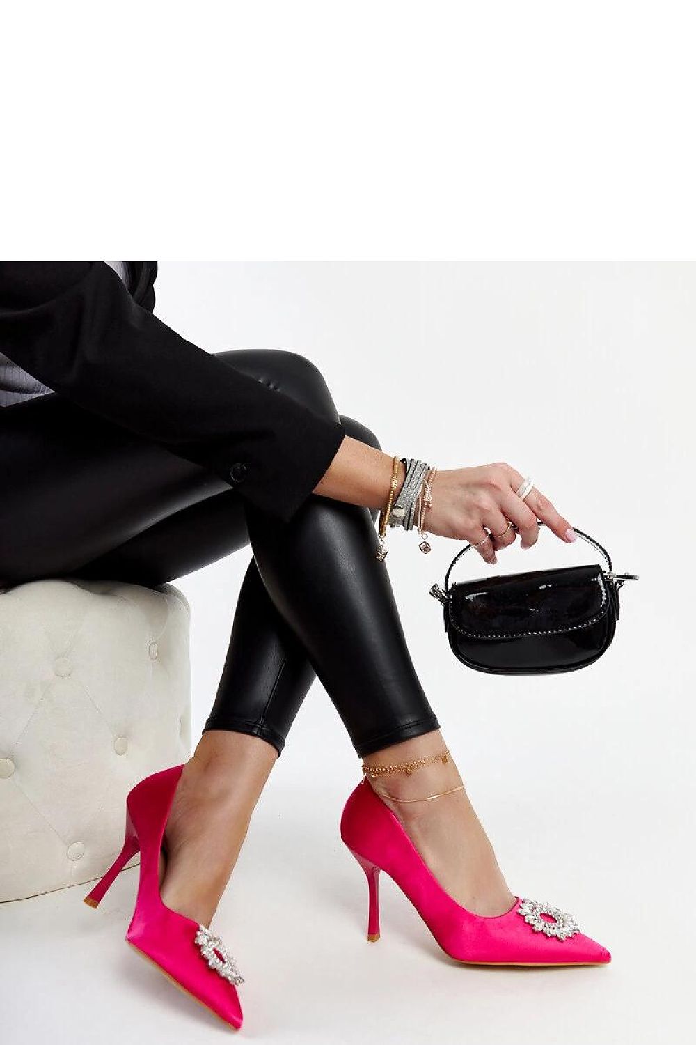  Pantofi cu toc subţire (stiletto) model 207514 Solea 