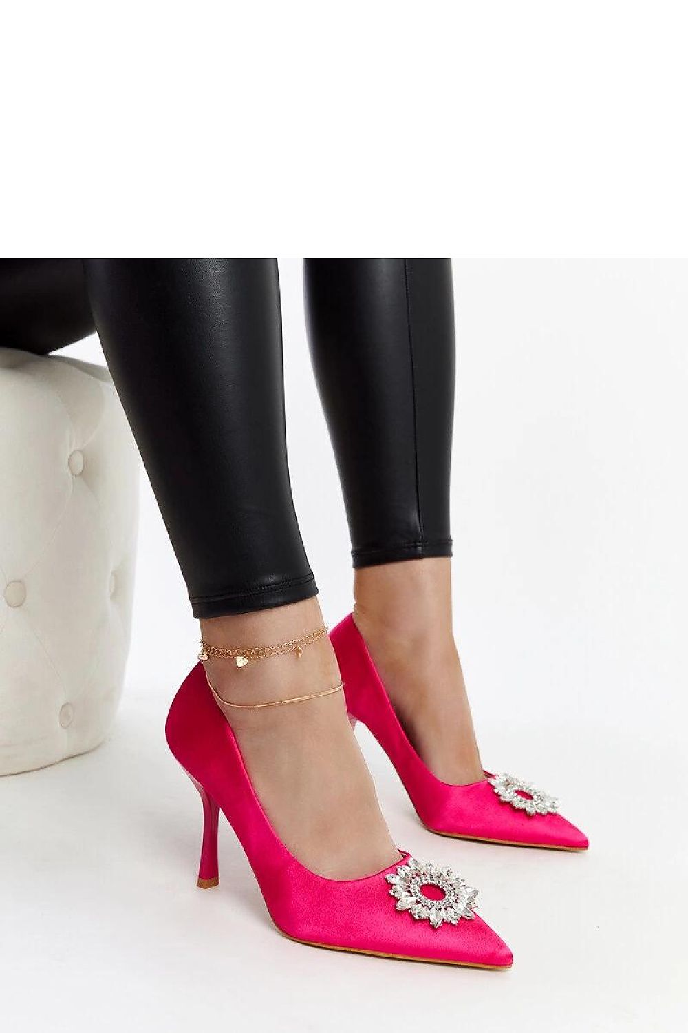  Pantofi cu toc subţire (stiletto) model 207514 Solea 
