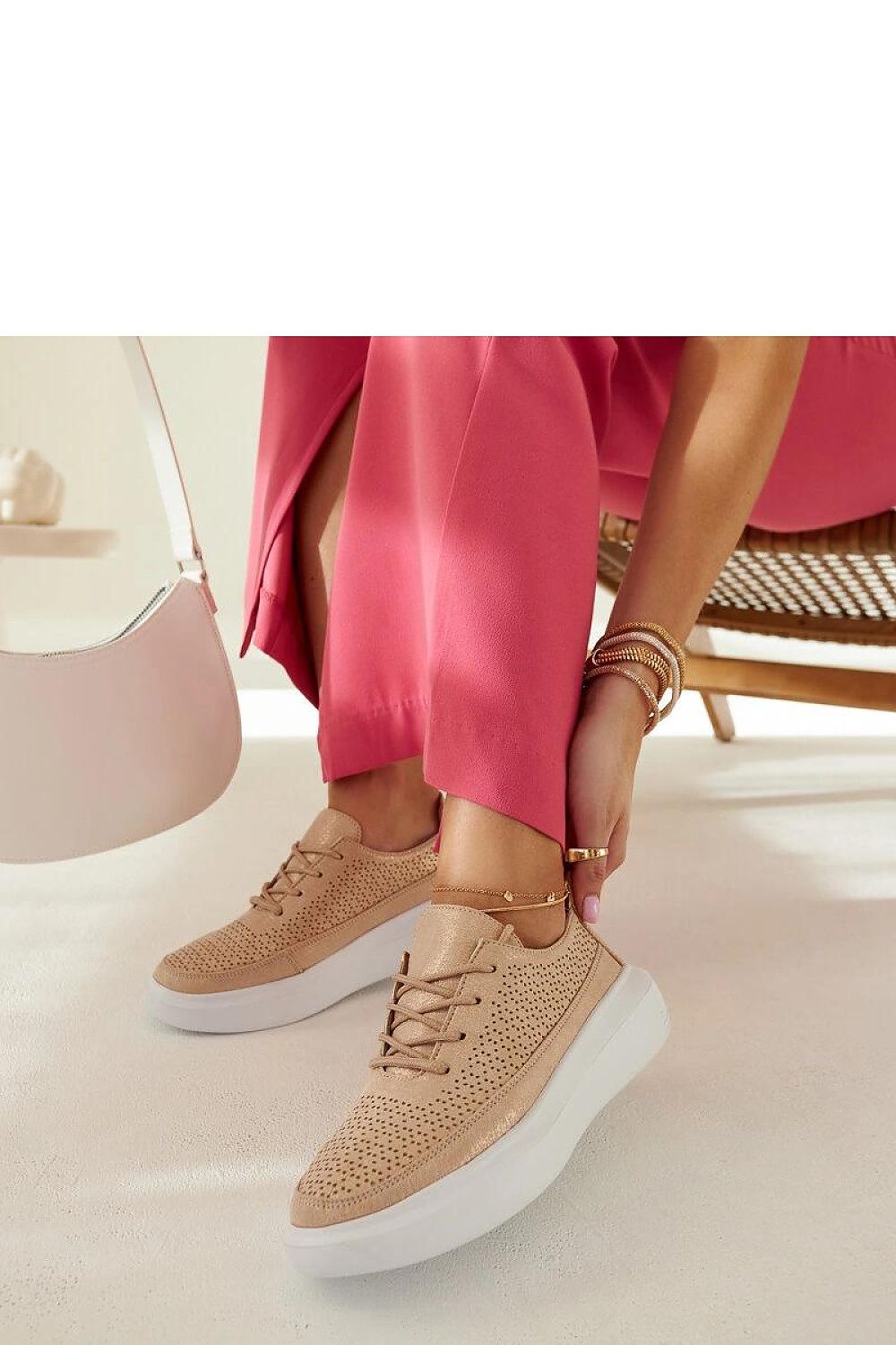  Pantofi sport pe platformă model 207539 Solea 
