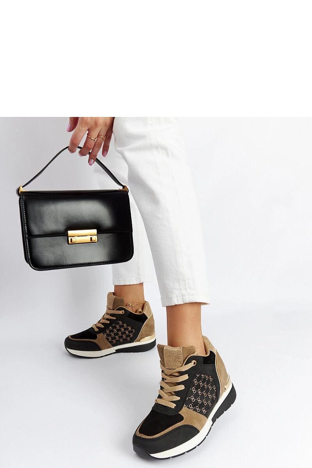  Adidași cu toc de tip platformă model 207552 Solea 