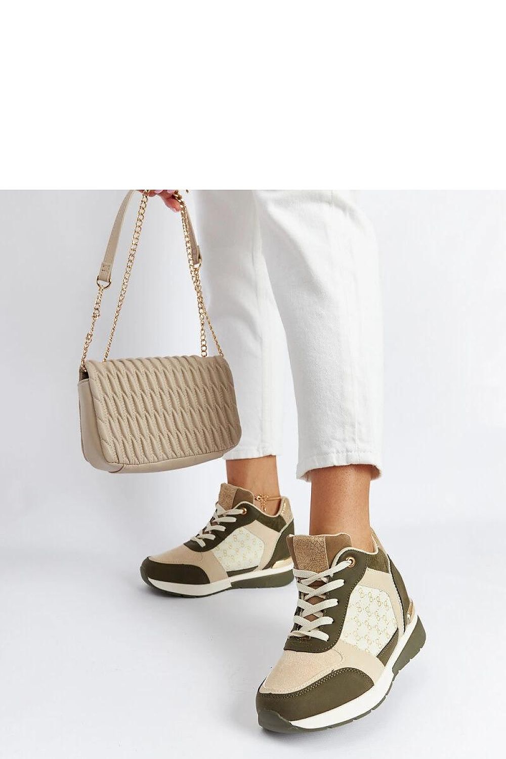  Adidași cu toc de tip platformă model 207553 Solea 
