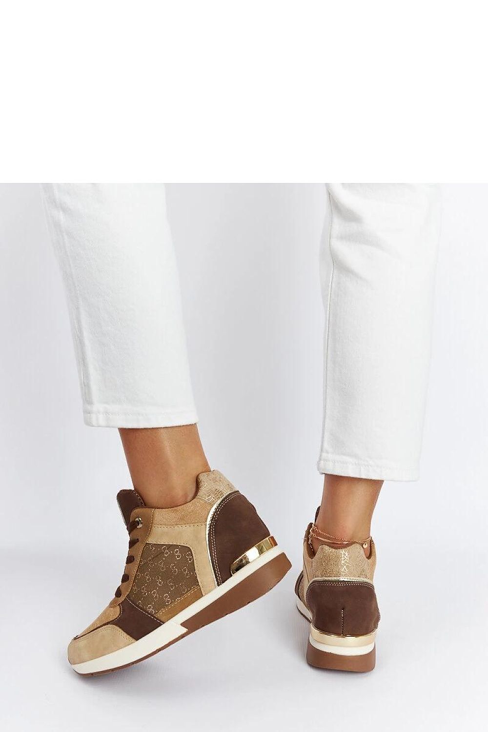  Adidași cu toc de tip platformă model 207554 Solea 