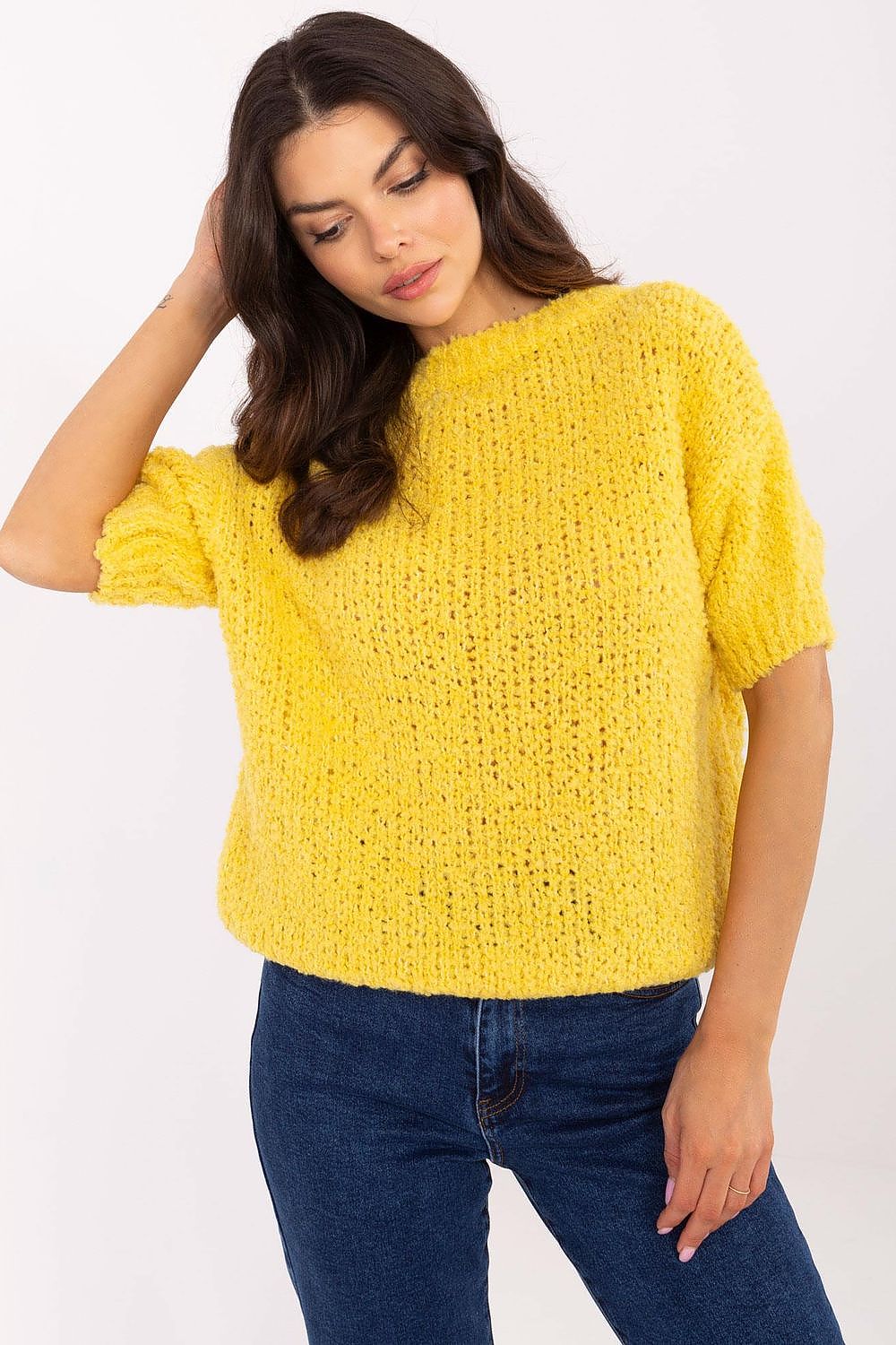  Pulover cu mânecă scurtă model 207600 Italy Moda 