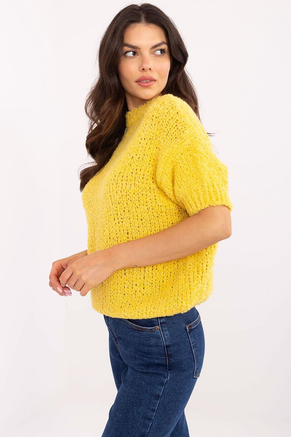  Pulover cu mânecă scurtă model 207600 Italy Moda 