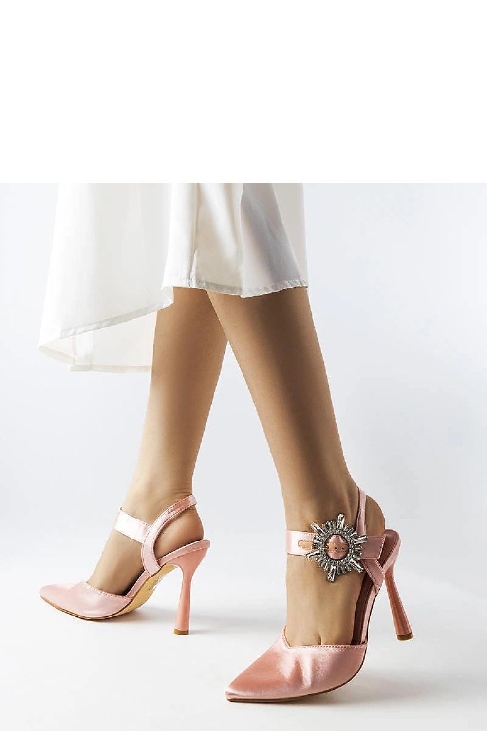  Pantofi cu toc subţire (stiletto) model 207800 Solea 