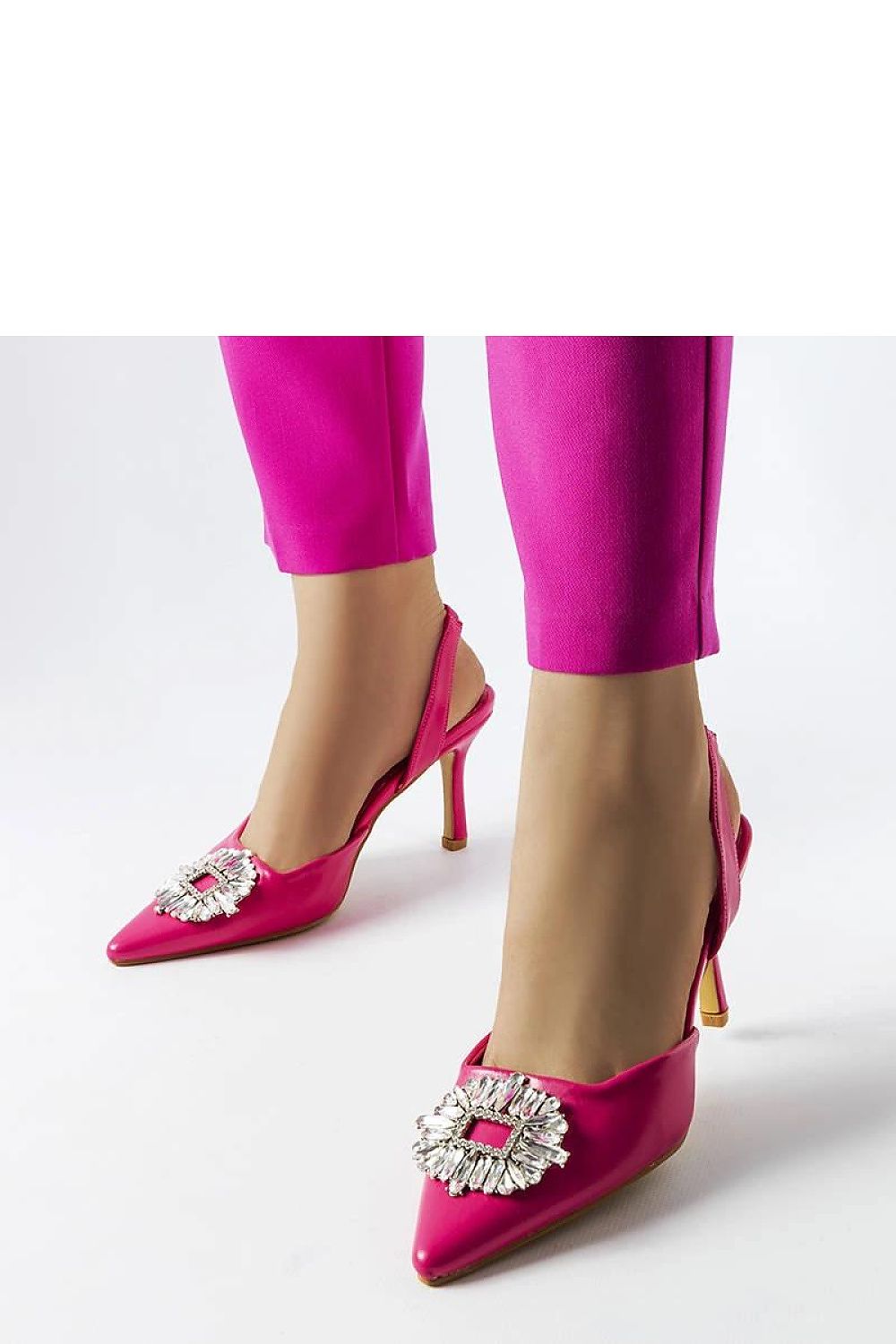  Pantofi cu toc subţire (stiletto) model 207850 Solea 