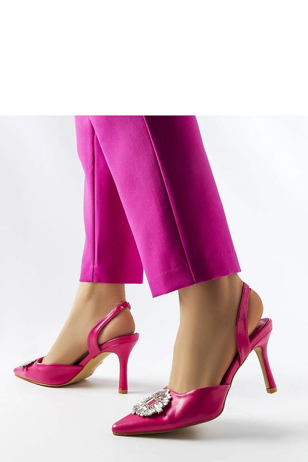  Pantofi cu toc subţire (stiletto) model 207850 Solea 