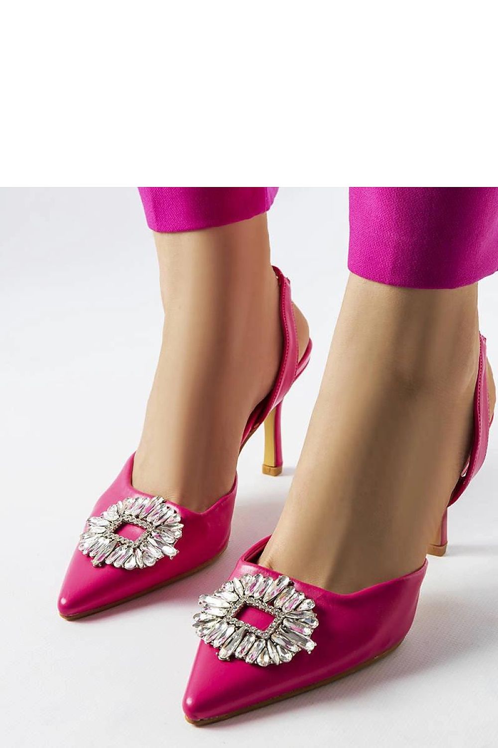  Pantofi cu toc subţire (stiletto) model 207850 Solea 