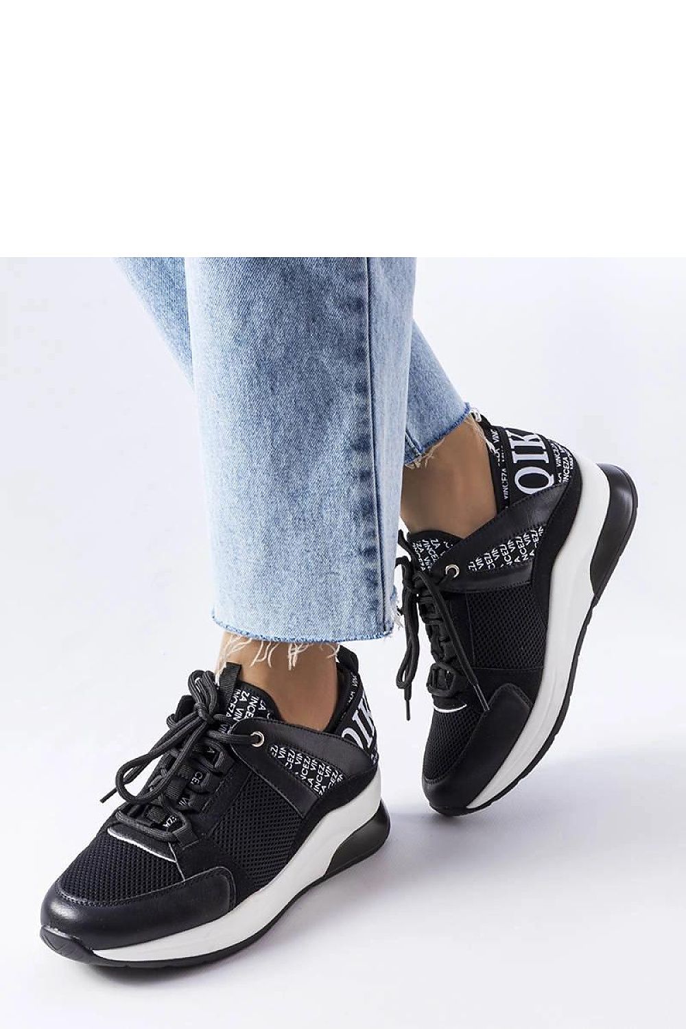  Adidași cu toc de tip platformă model 207891 Solea 