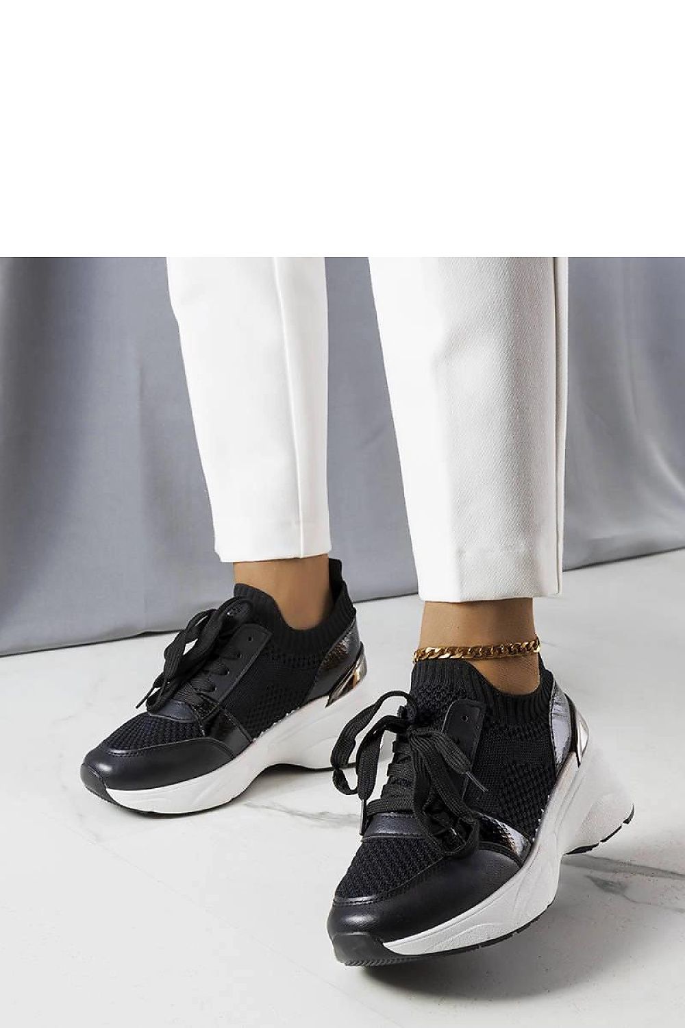  Adidași cu toc de tip platformă model 207993 Solea 