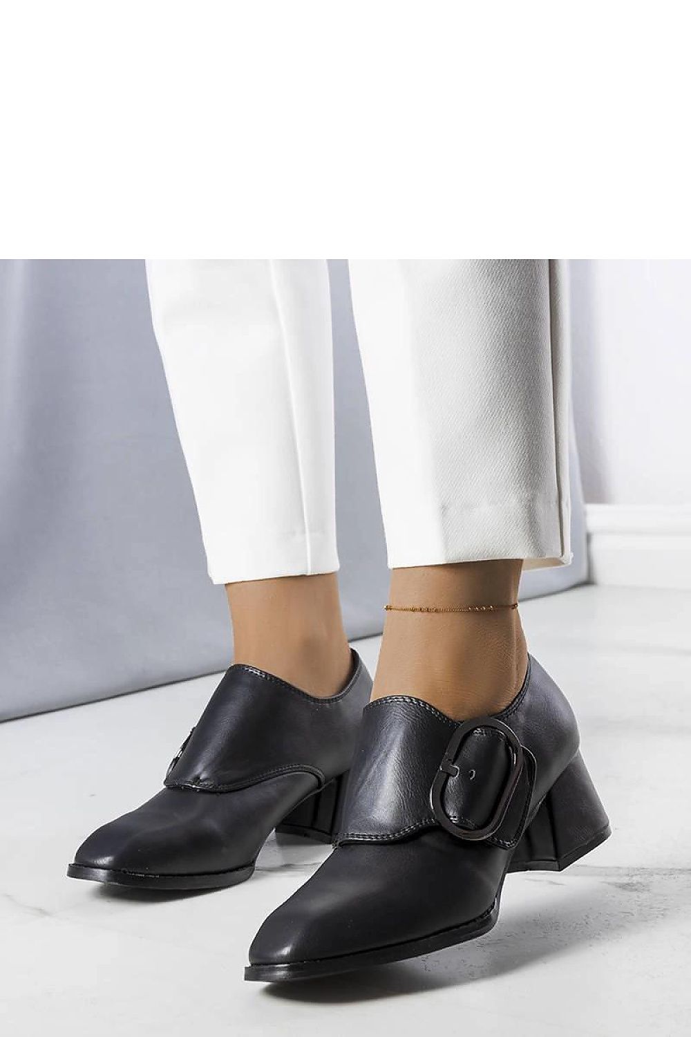  Pantofi cu toc simplu model 208023 Solea 