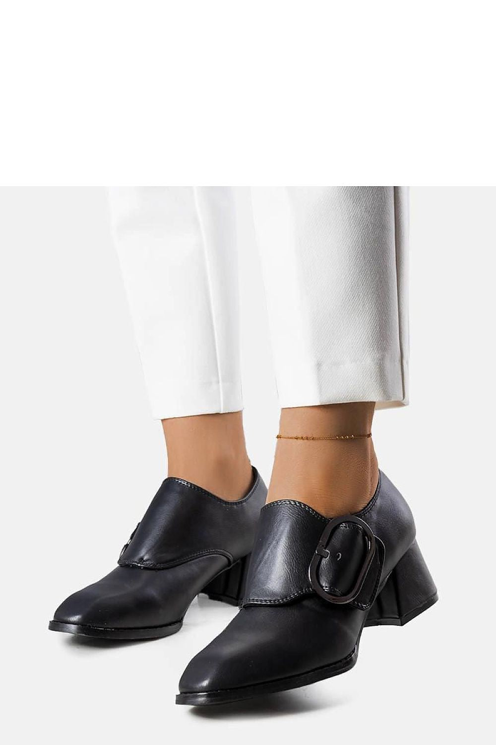  Pantofi cu toc simplu model 208023 Solea 
