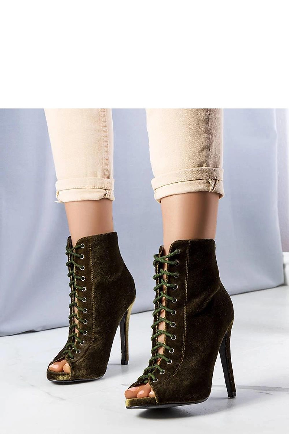  Botine cu toc model 208024 Solea 