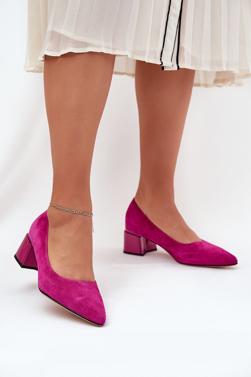  Pantofi cu toc simplu model 209049 Step in style 