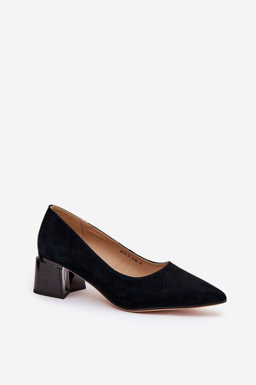  Pantofi cu toc simplu model 209050 Step in style 