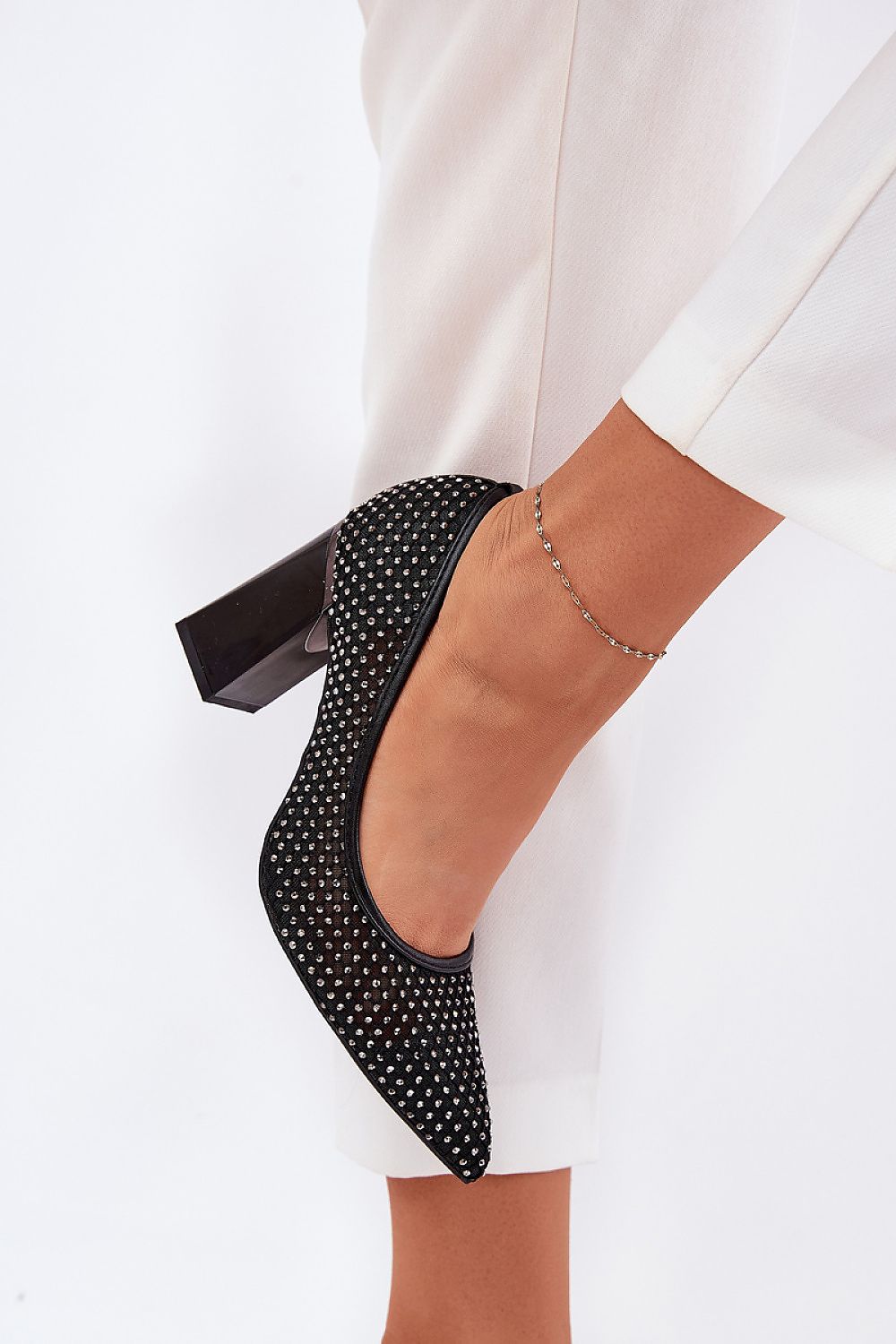  Pantofi dcu toc gros model 209779 Step in style 