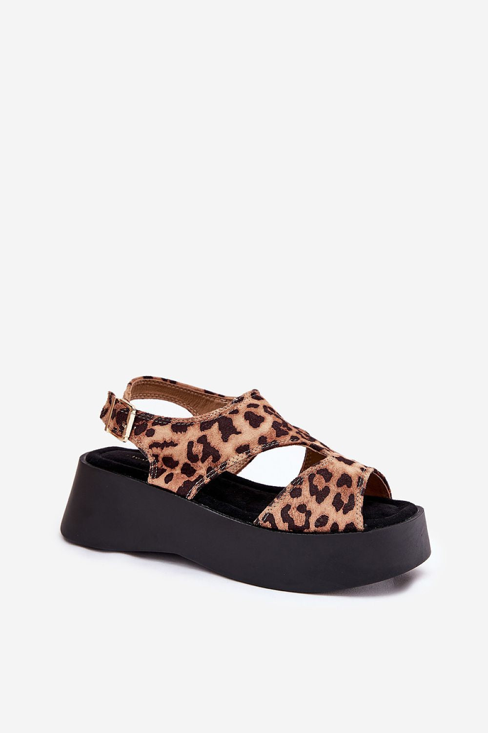  Sandale cu talpă tip pană model 209901 Step in style 