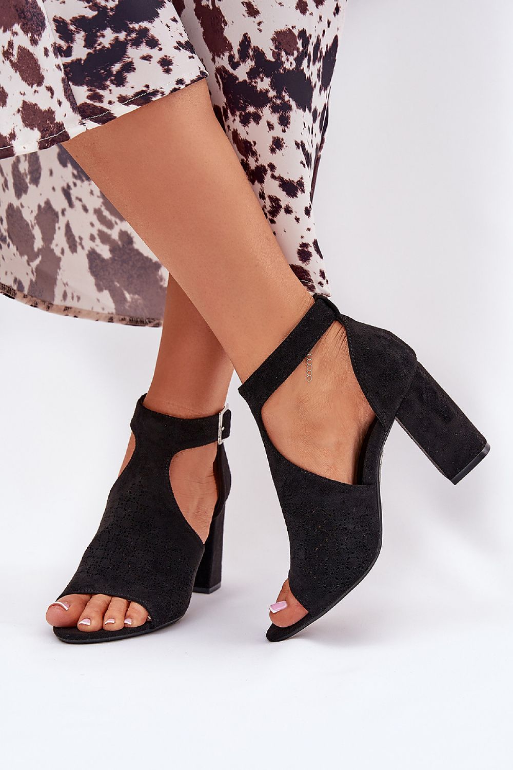  Sandale cu toc model 209916 Step in style 