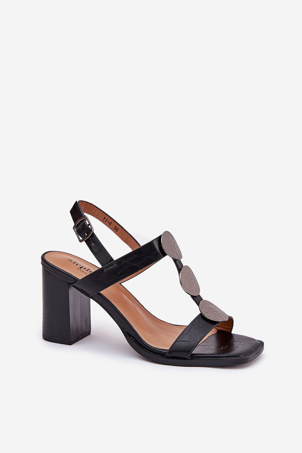  Sandale cu toc model 209918 Step in style 