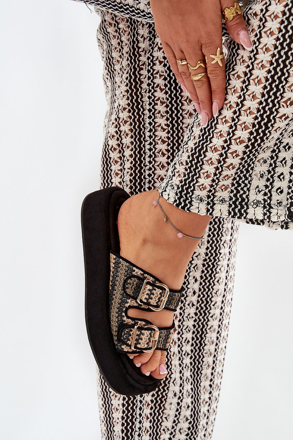  Papuci cu platformă model 209946 Step in style 