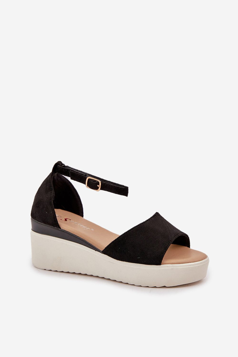  Sandale cu talpă tip pană model 210148 Step in style 