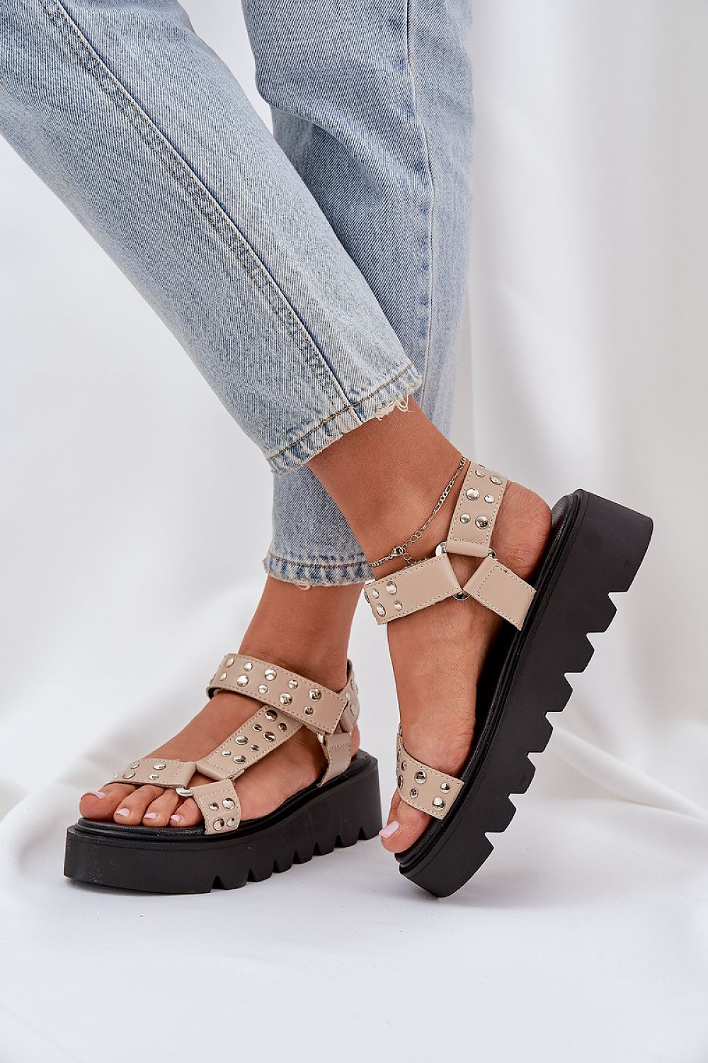  Sandale cu platformă model 210160 Step in style 