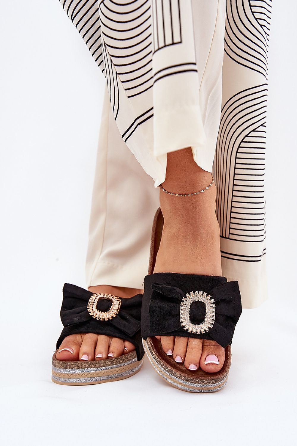  Papuci cu platformă model 210764 Step in style 