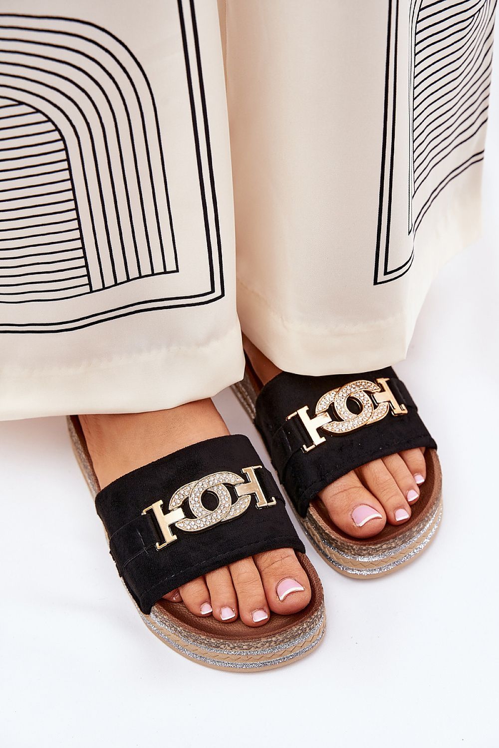  Papuci cu platformă model 210768 Step in style 