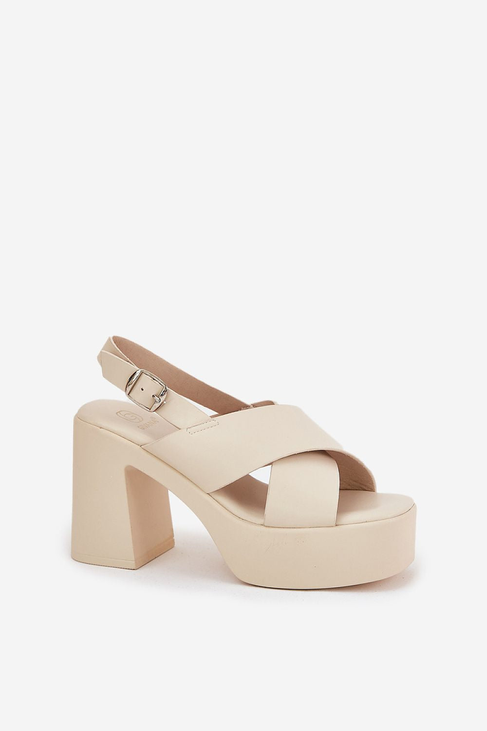  Sandale cu toc model 210800 Step in style 