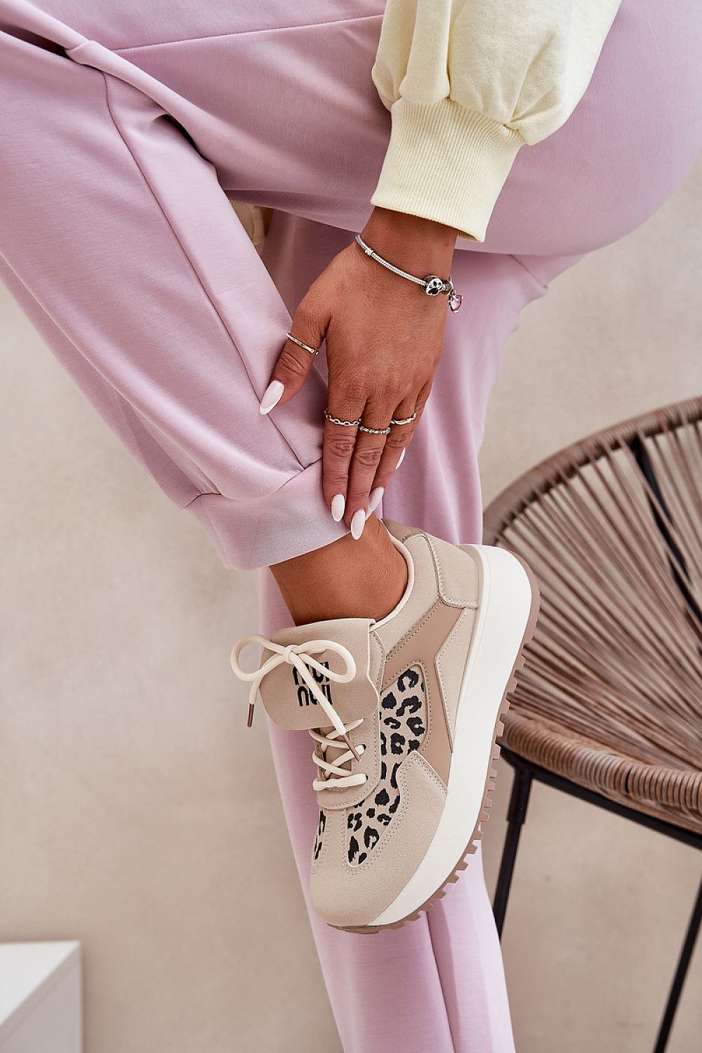  Pantofi sport pe platformă model 211006 Step in style 
