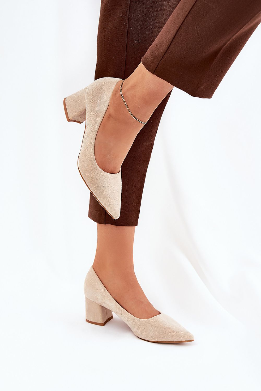  Pantofi dcu toc gros model 211074 Step in style 