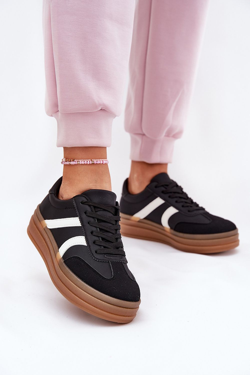  Pantofi sport pe platformă model 211346 Step in style 